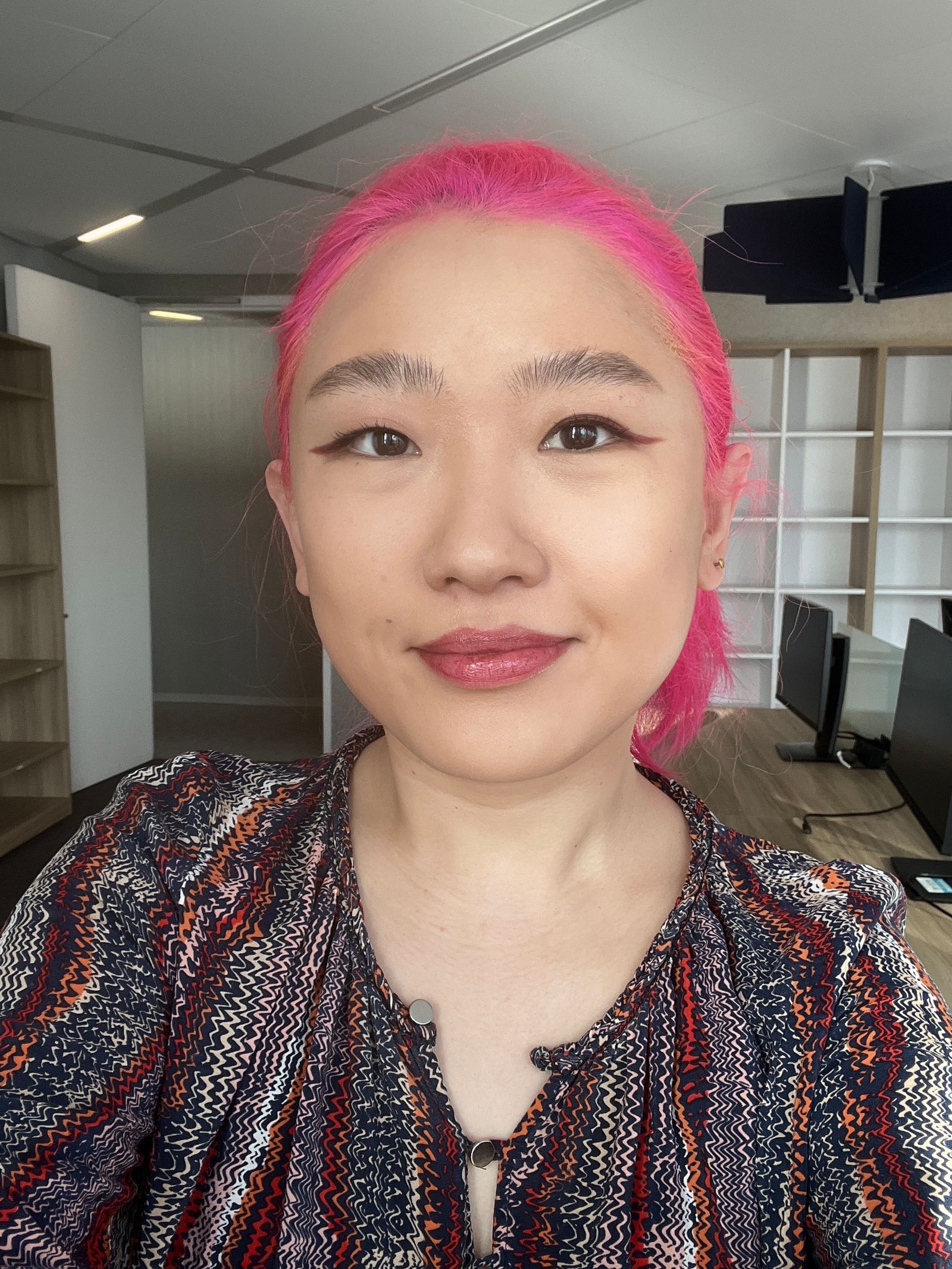 Woman smiling at the camera