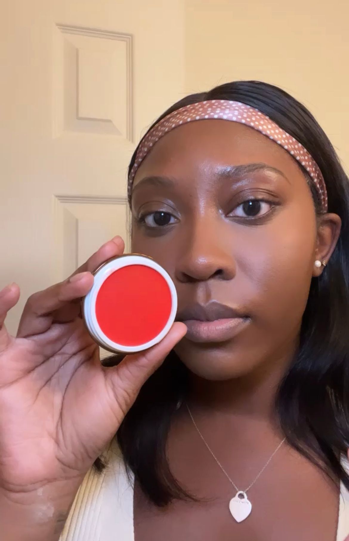 Allure editor holding up the Danessa Myricks Blush