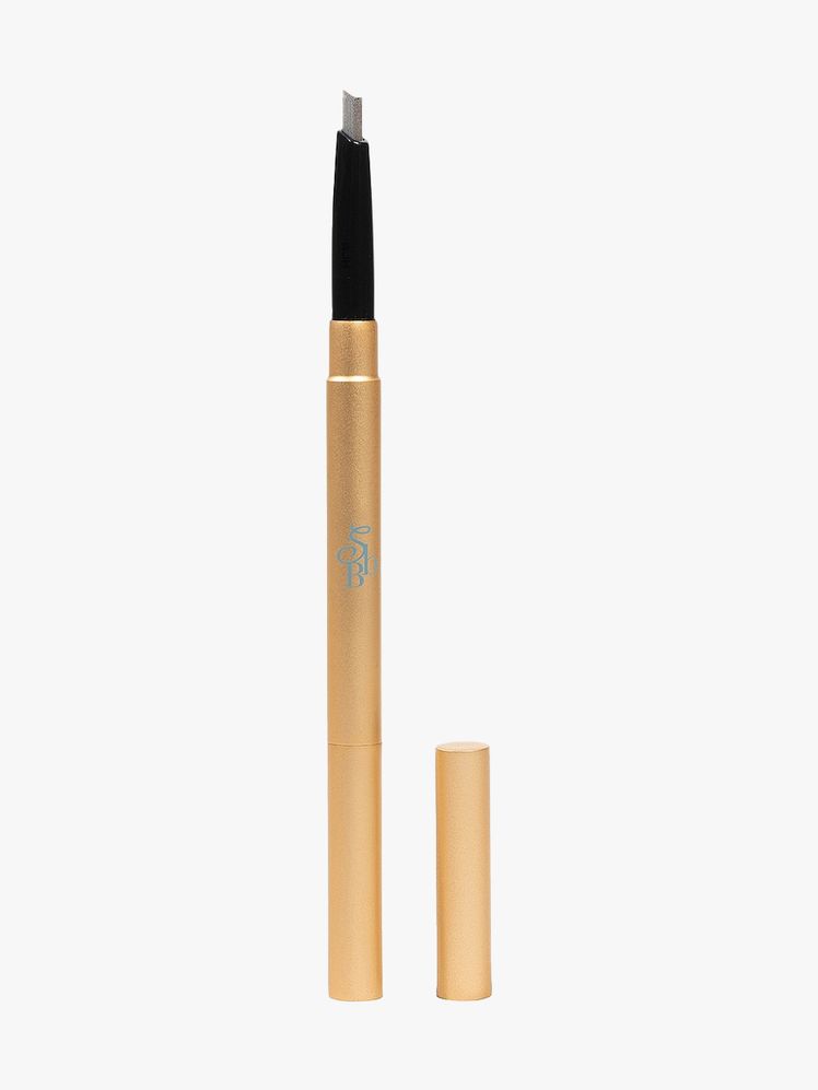 Sania's Brow Bar The Brow Pencil gold twist up brow pencil on light gray background