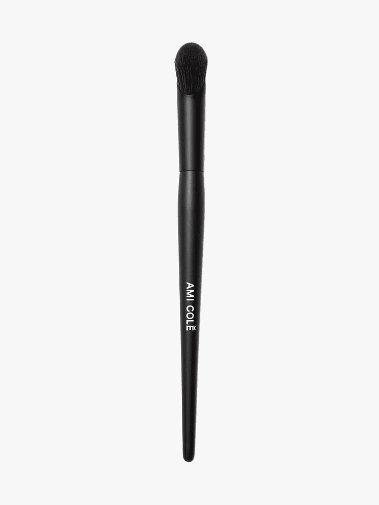 Ami Cole The Concealer Brush in branded component on a light gray background
