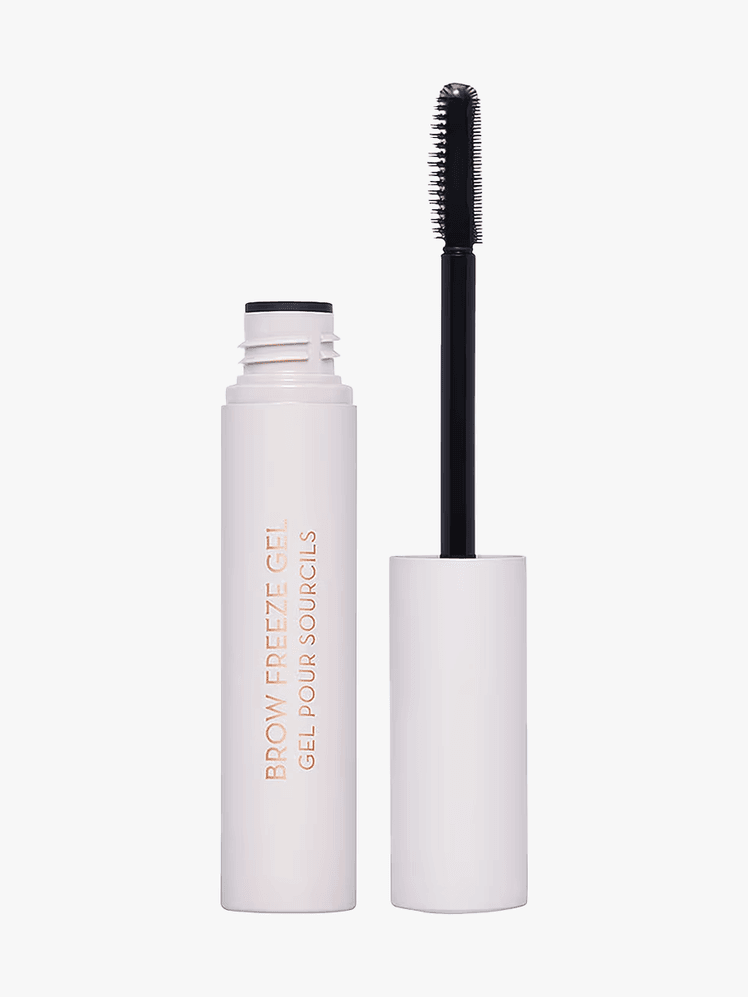 Anastasia Beverly Hills Brow Freeze Gel in branded twist up component with rose gold accents on a light gray background