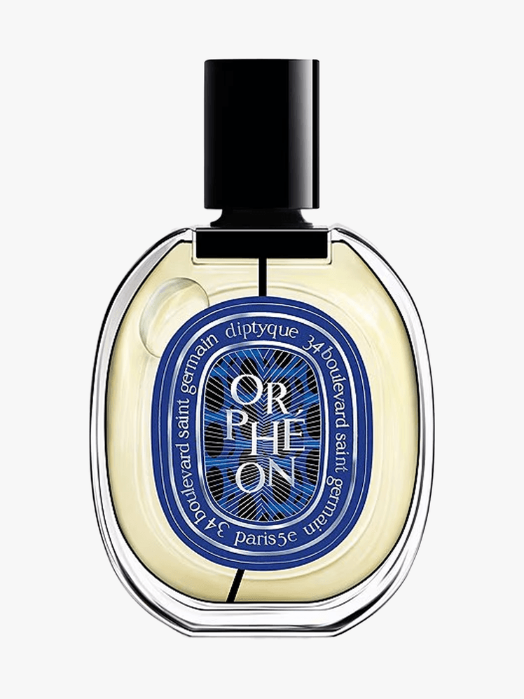 Diptyque Orphon Eau de Parfum in branded component on a light gray background