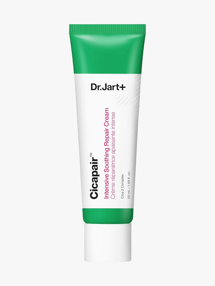 DR. JART Cicapair Sensitive Skin Face Moisturizer in branded component on a light gray background