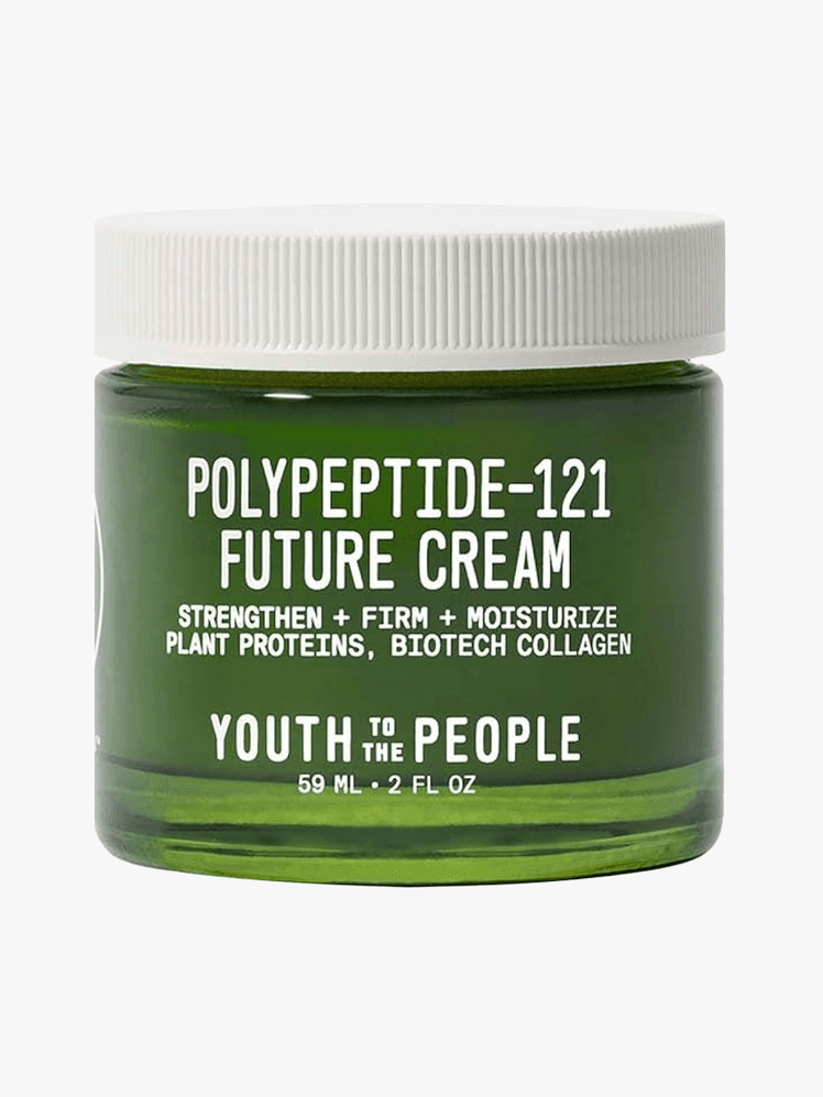 Youth to the People Polypeptide121 Future Cream in branded component on a light gray background